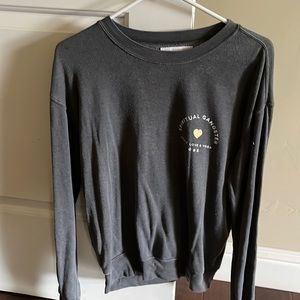 Ladies spiritual gangster crew neck sweater . Excellent condition.